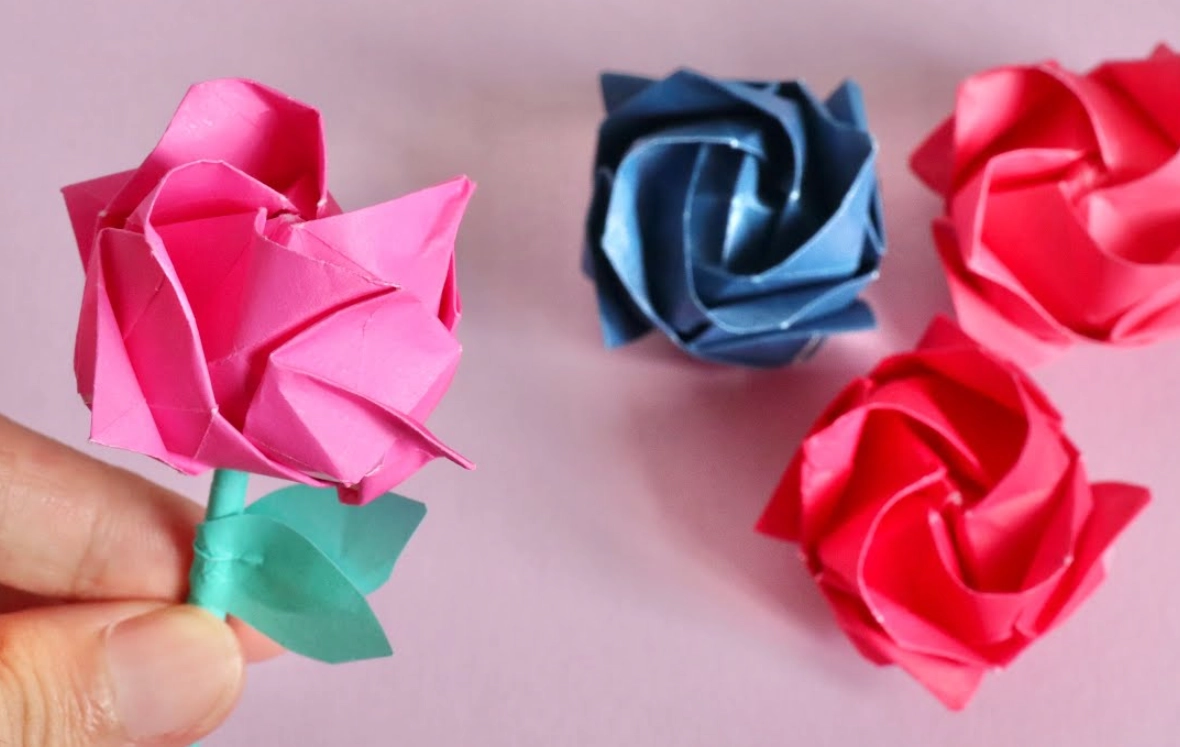 摺紙玫瑰花 新手 摺紙玫瑰花 新手