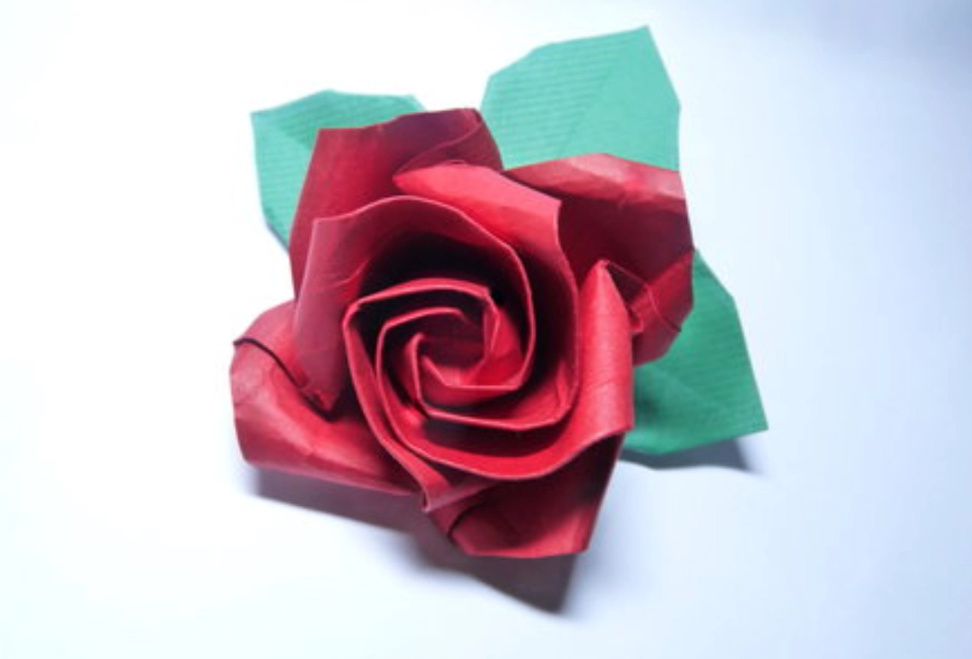 簡單立體摺紙玫瑰花 教學 簡單立體摺紙玫瑰花 教學