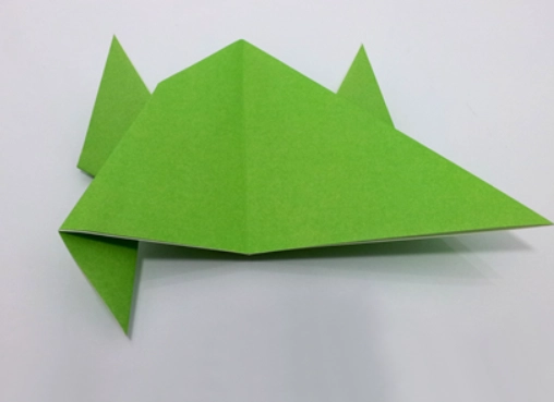 彈跳青蛙摺紙教學