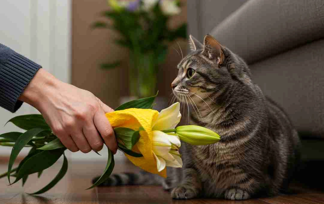貓咪百合花中毒