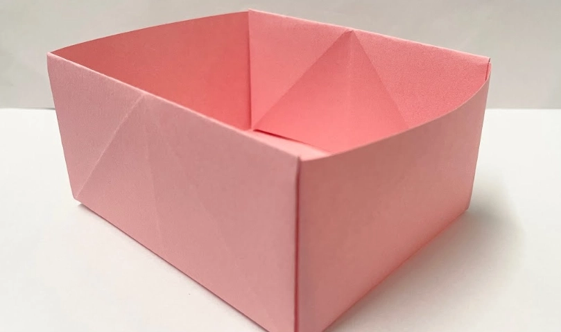 長方形紙盒折法