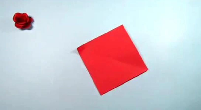 折紙玫瑰 步驟