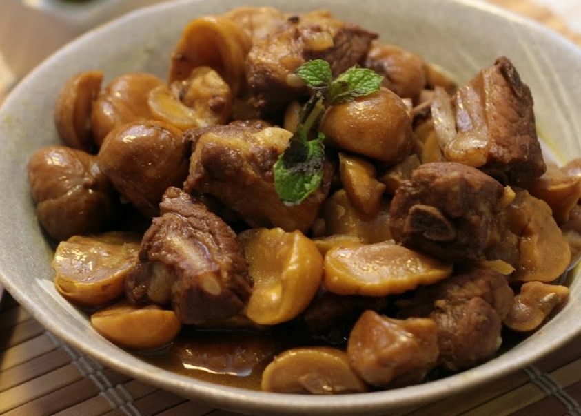 栗子排骨料理 栗子排骨料理