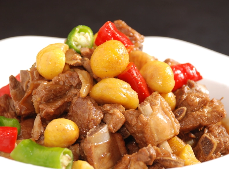 栗子排骨料理 栗子排骨料理
