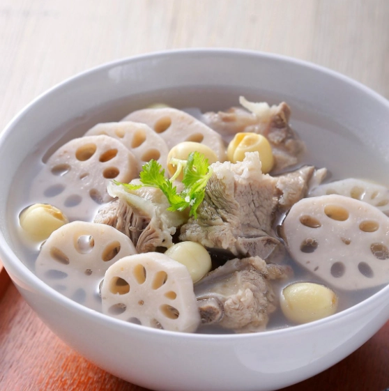 蓮藕湯變紫 蓮藕湯變紫