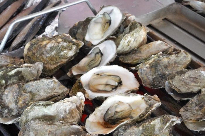潟湖烤蚵技巧