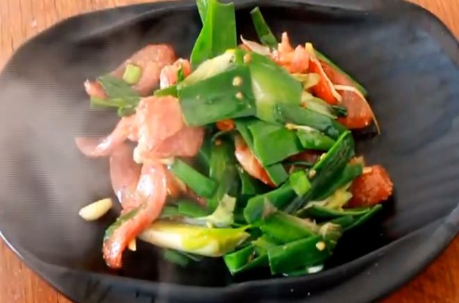 蒜苗料理 蒜苗料理