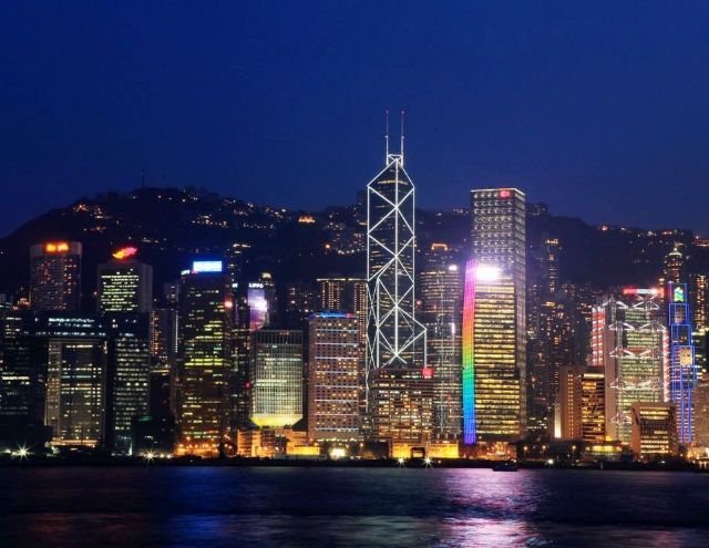 維多利亞港夜景 維多利亞港夜景