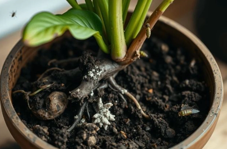 盆栽土發霉處理