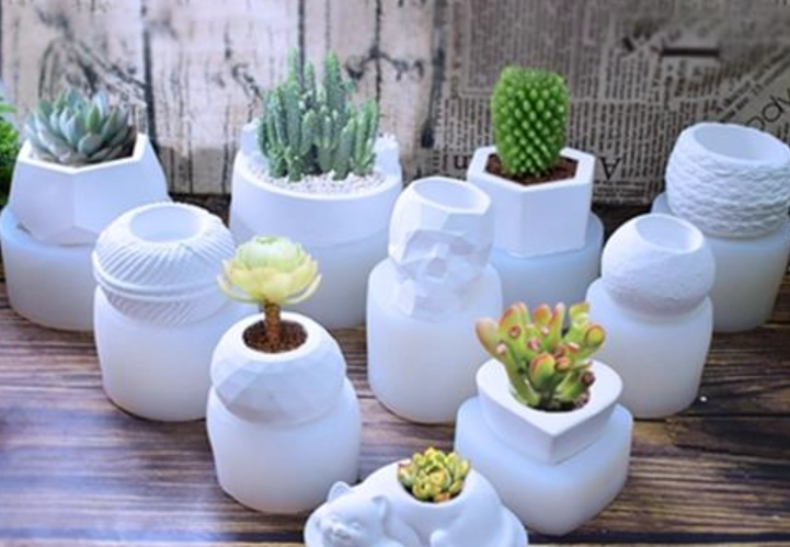 石膏花盆 DIY