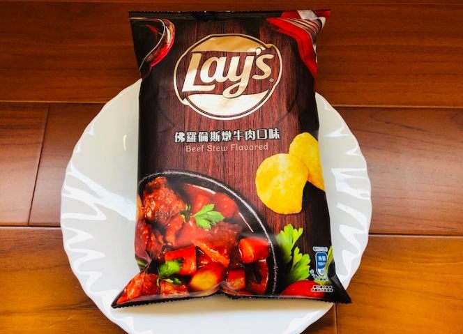 牛肉口味洋芋片 入境台灣