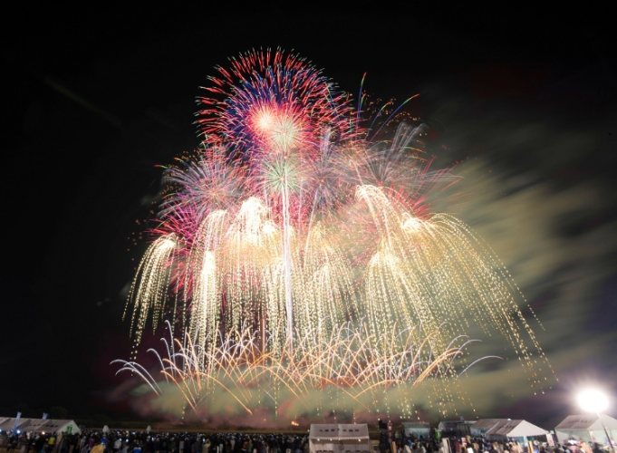 大曲花火終了時間