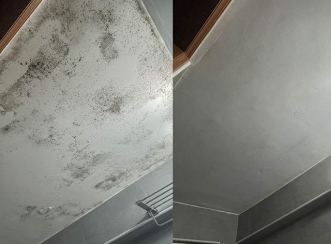 浴室天花板發霉清除
