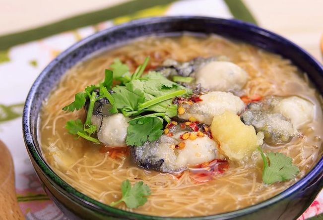蚵仔麵線食材