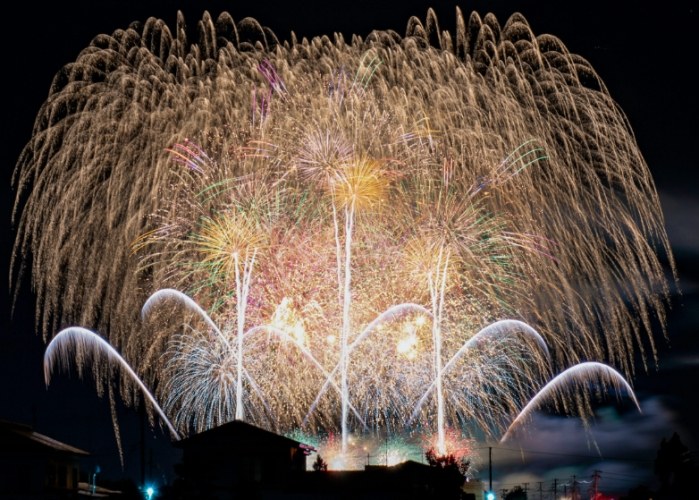 大曲花火 昼花火