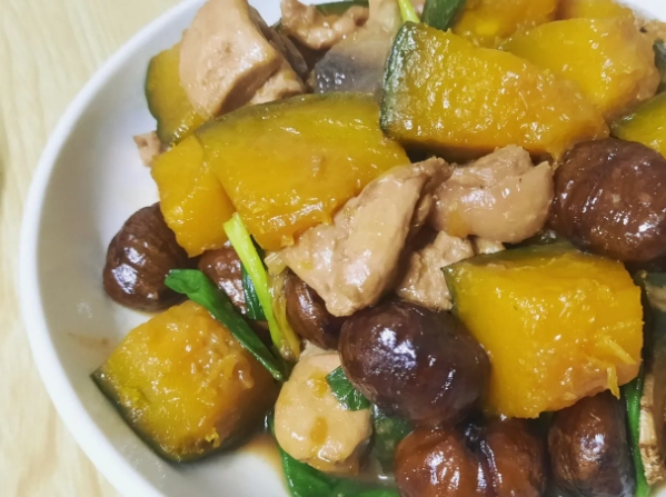 南瓜栗子炆雞 做法 南瓜栗子炆雞 做法