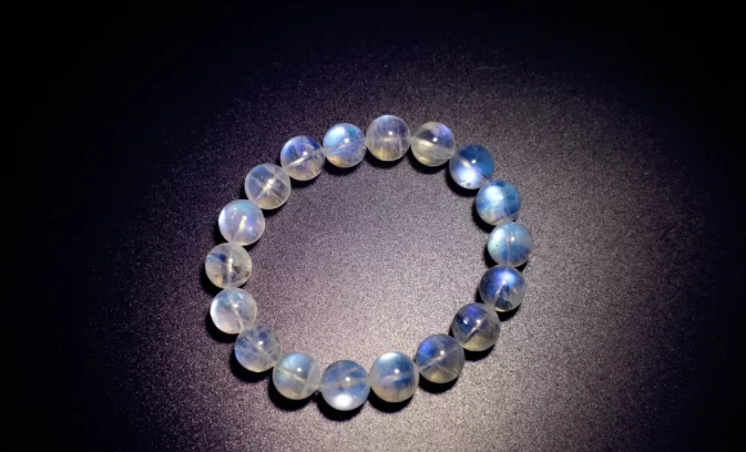 灰月光水晶真假