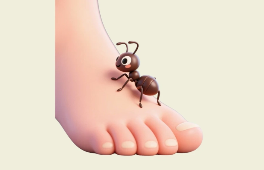 螞蟻爬腳夢境