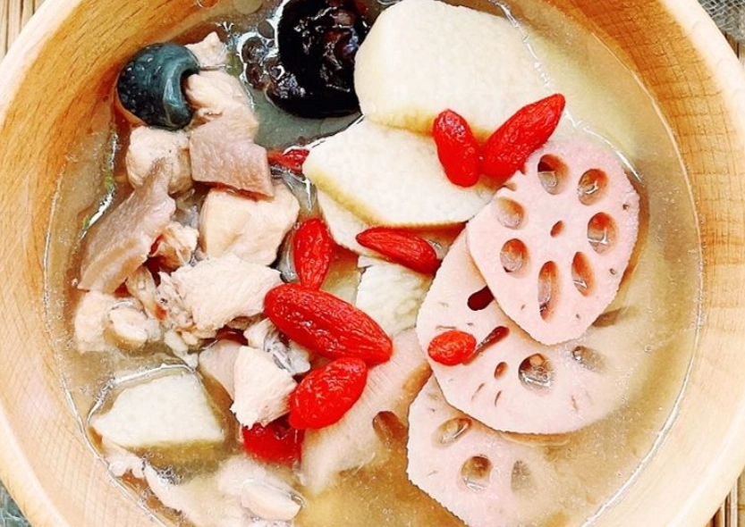 蓮藕山藥雞湯 食譜 蓮藕山藥雞湯 食譜