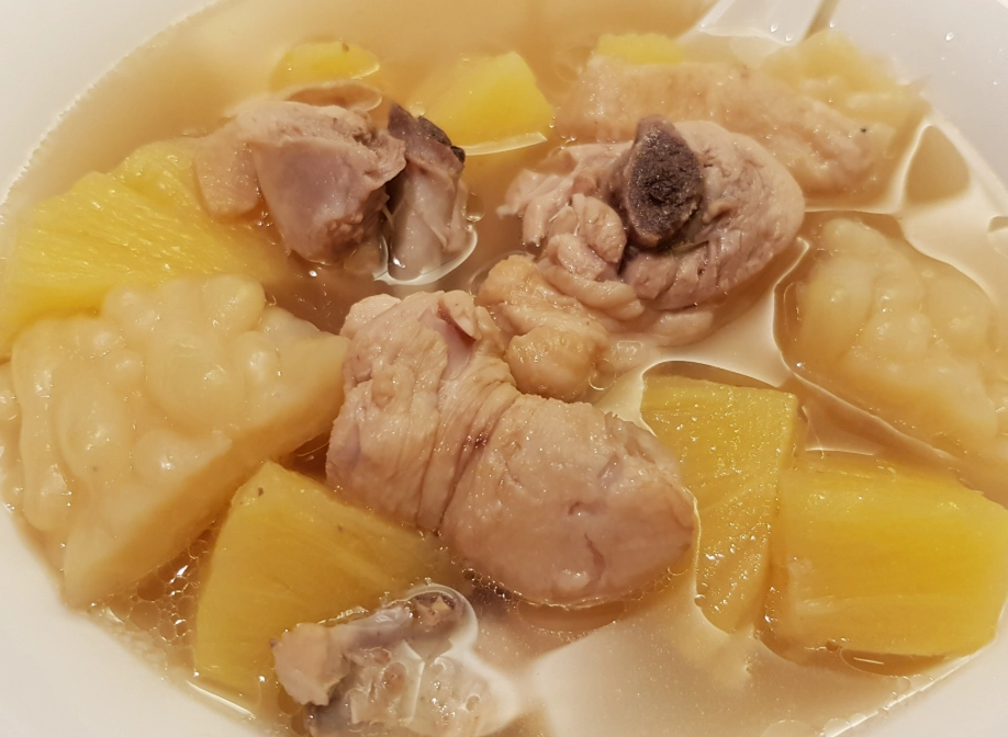 鳳梨雞湯 做法