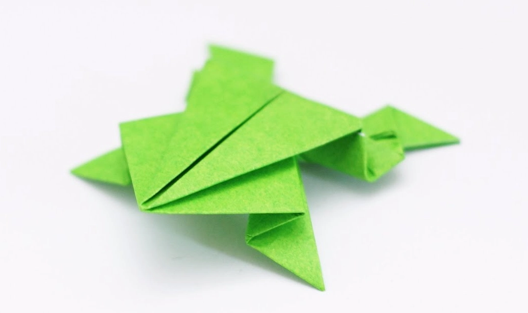 DIY摺紙青蛙教程