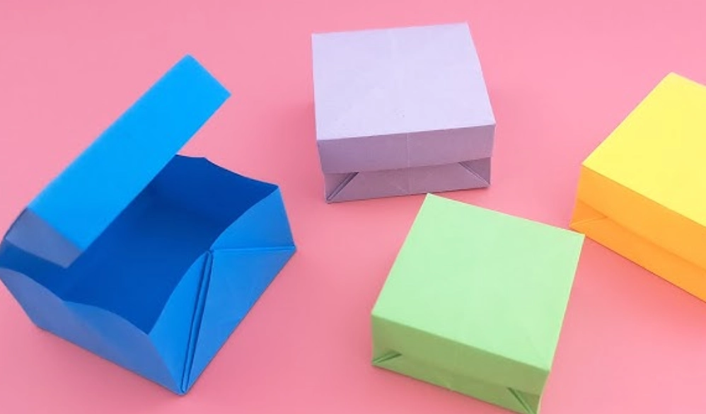 簡易紙盒折法 教學