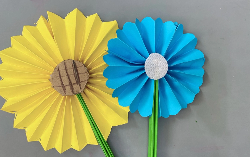 幼兒摺紙花教學 幼兒摺紙花教學