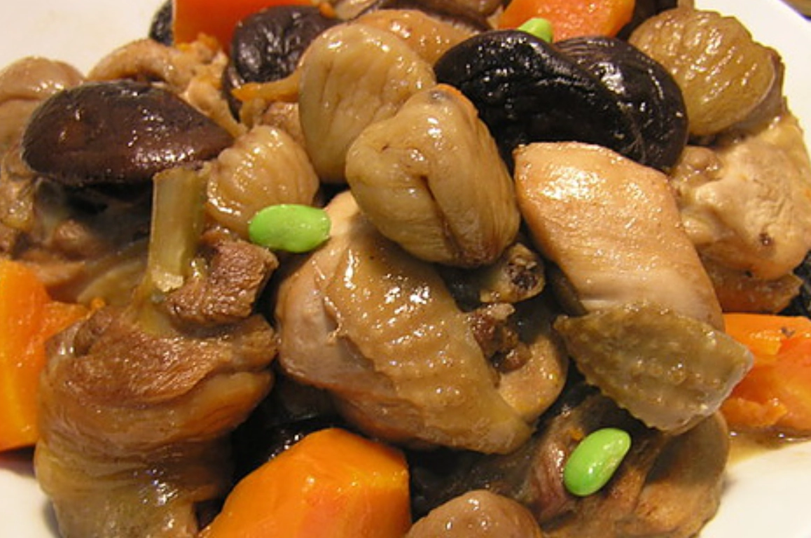 日式栗子燒雞 食譜