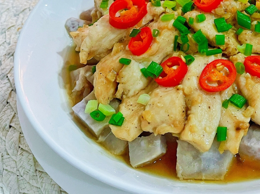 芋頭蒸雞家常菜