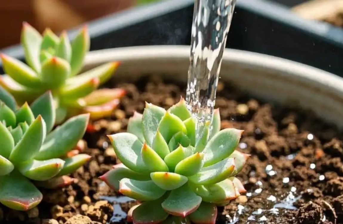 多肉澆水方法